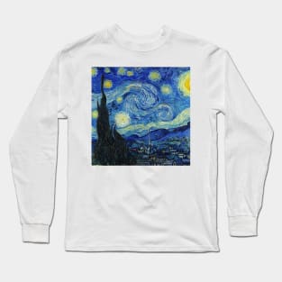 VInvent Van Gogh Starry Night Dutch Famous art Long Sleeve T-Shirt